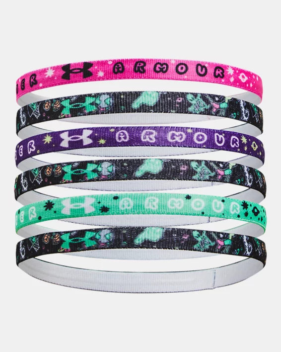 Under Armour Girls Graphic Headbands 6-Pack