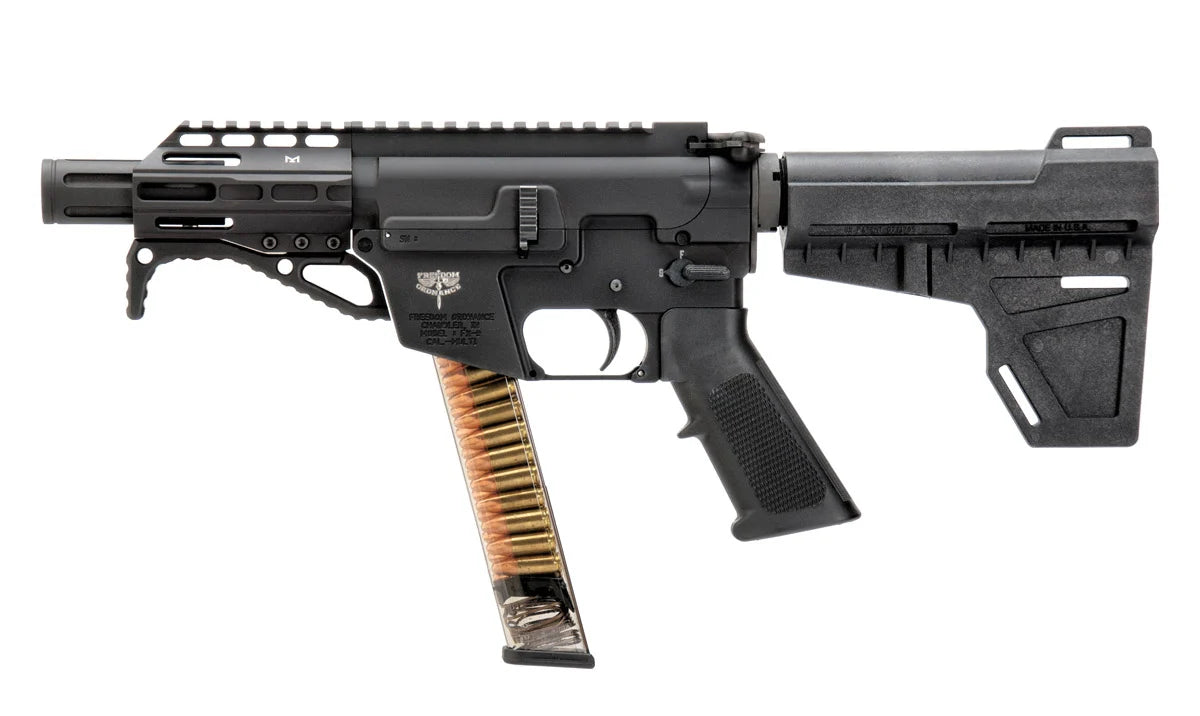 Freedom Ordnance FX-9 9mm AR Pistol FX9P4 with Brace 31rd 4"