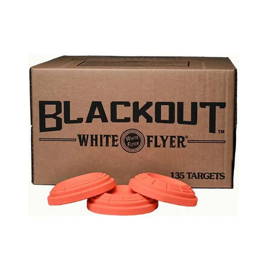 White Flyer Target Blackout Trap/Skeet Std. Orange Top