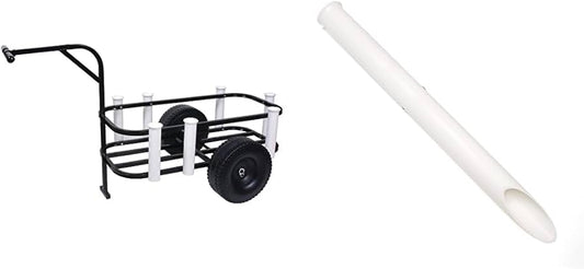 Sea Striker BRSC Surf/Pier/Beach Cart, Wide Surface Plastic Wheels