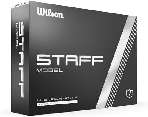 Wilson STAFF MODEL WHITE Dozen