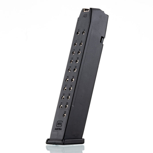 GLOCK 22 .40 S&W Factory Magazine 22 Rounds Polymer/Steel Black