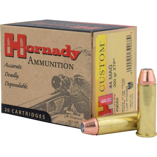 Hornady .44 Magnum Ammunition 20 Rounds XTP HP 300 Grain