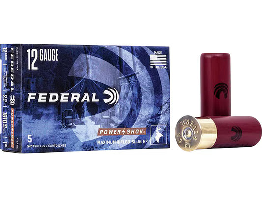 Federal Power-Shok 12 Gauge Hollow Point Rifled Slug 2-3/4" 1oz