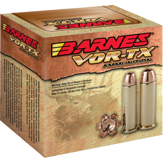 Barnes VOR-TX .44 Rem Mag Ammunition 20 Rounds 225 Grain Lead Free XPB Bullet 1235 fps