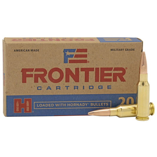 Hornady Frontier 6.5 Grendel Ammunition 20 Rounds 123 Grain FMJ 2580fps