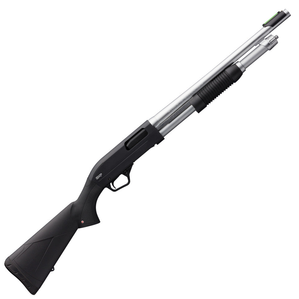 Winchester SXP Marine Defender 12 Gauge Pump Action Shotgun 18" Barrel 3" Chamber 5 Rounds Aluminum Receiver Synthetic Stock Matte Chrome/Black