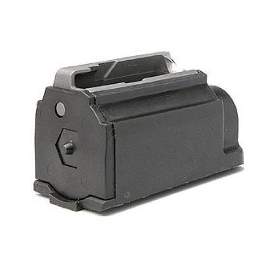 Ruger 77/44 Magazine .44 Magnum 4 Rounds Plastic with Steel Feed Lips Black Finish