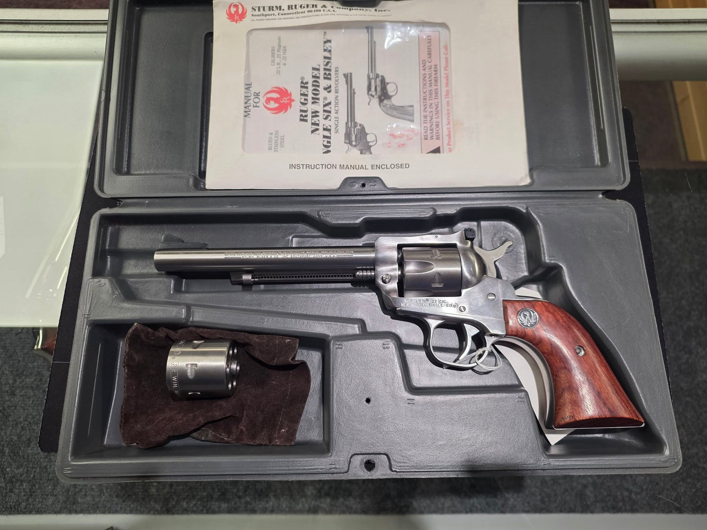 Strum, Ruger & Co., INC New Model Single-Six .22 CAL Revolver (PRE OWNED)