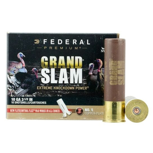 Federal Premium Grand Slam 3.5" 10 Gauge Ammo 5, 10/box