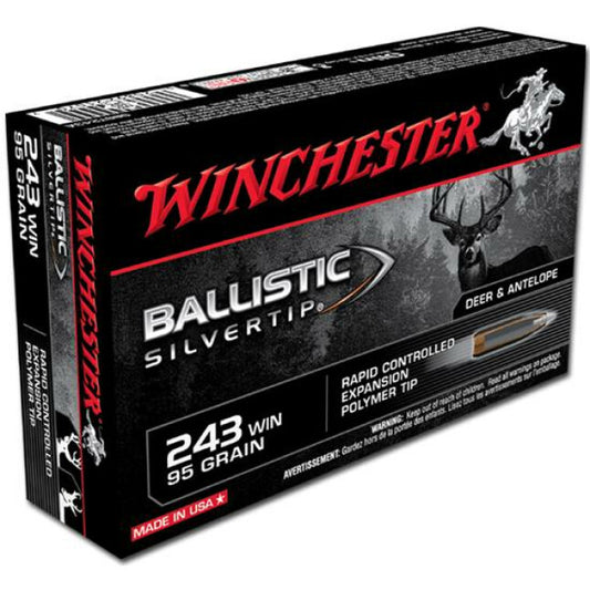 Winchester Supreme .243 Win 55 Grain Silvertip 20 Round Box