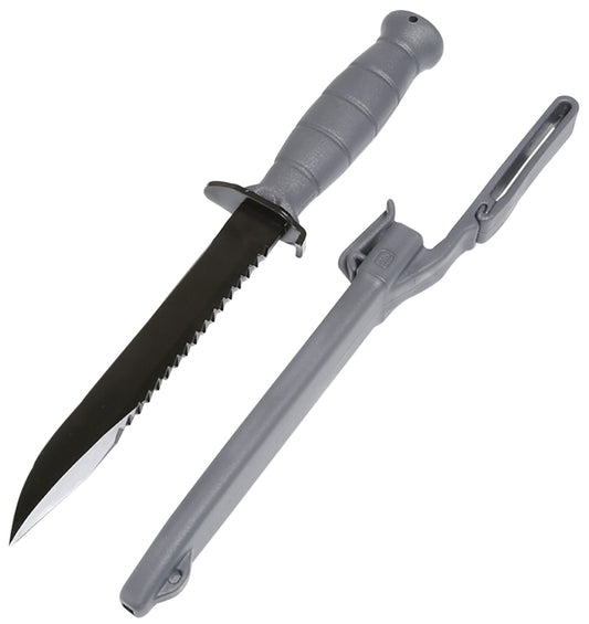 Glock Field Knife Saw Back Grey Finish