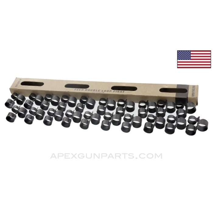 Browning 1919A4 / M1917A1 Metallic Belt Links, .30-06, USGI, 20 per Boxed Sleeve, Parkerized