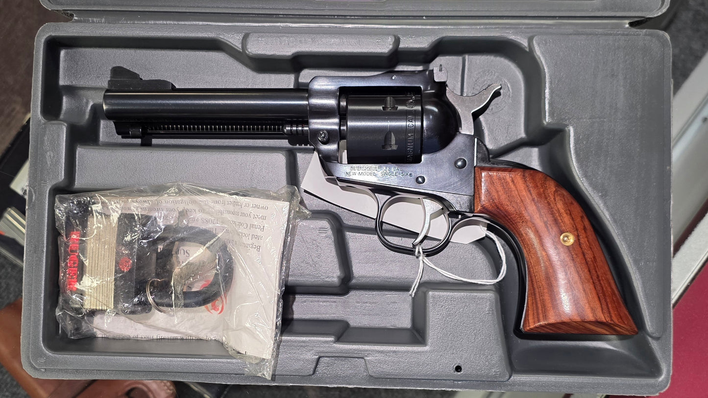 RUGER New Model Single Six 22WMR REVOLVER (Pre Owned)