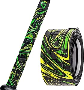 Franklin Sports Gator Grip Bat Grip Tape Black/Green/Yellow