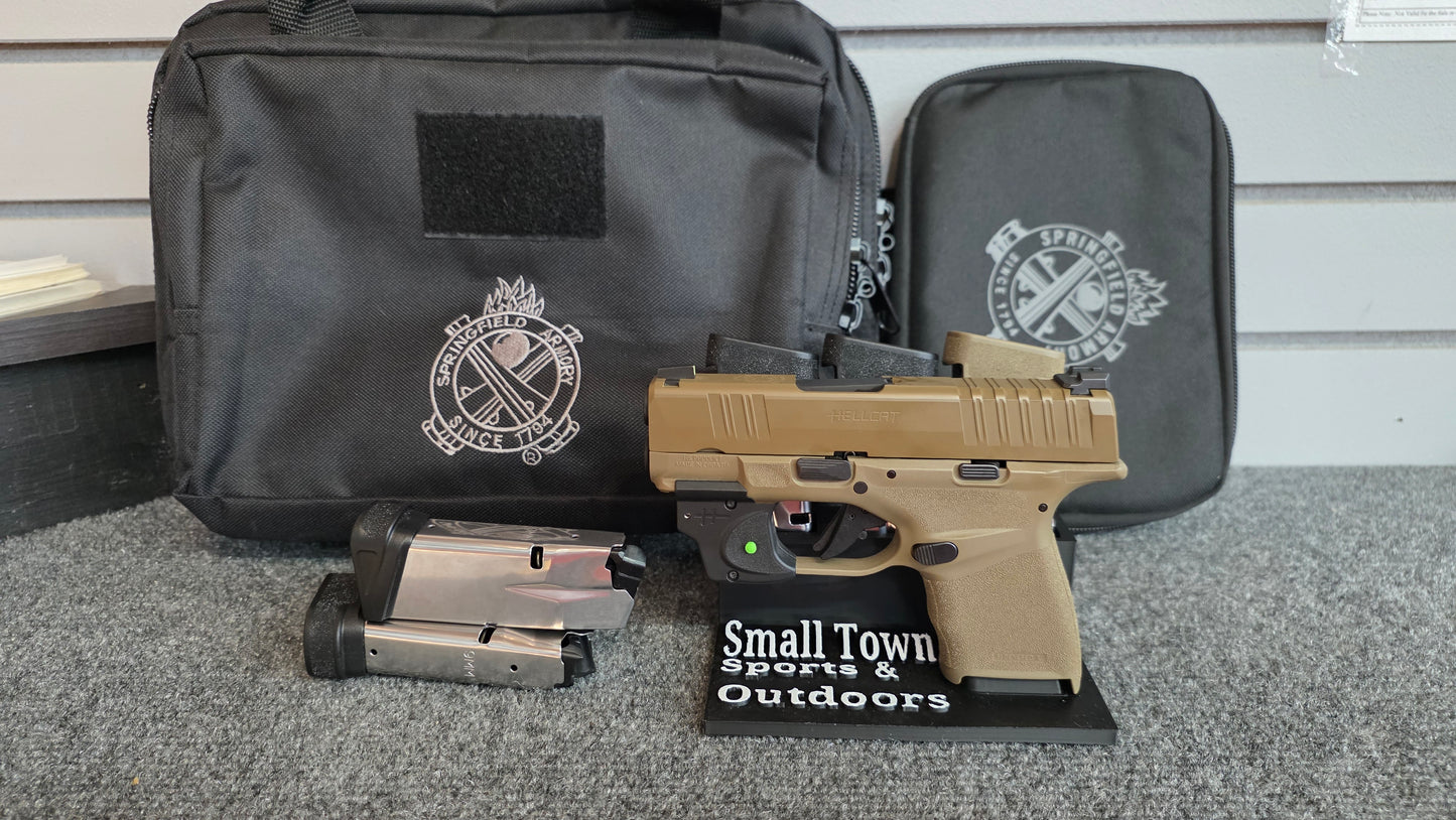 SPRINGFIELD ARMORY HELLCAT FDE 9X19 (PRE OWNED)
