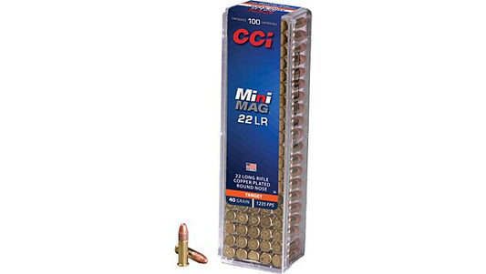 CCI MINI MAG 22 LONG RIFLE 100rds 30gr round nose