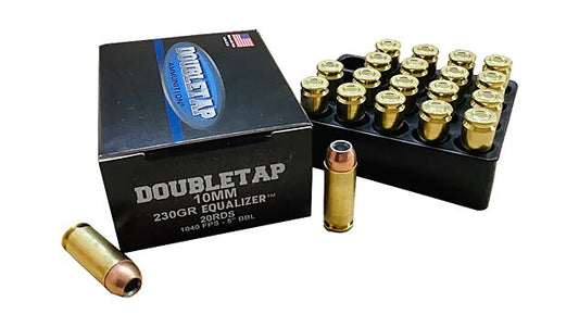 10MM 230GR JHP EQUALIZER 20RD 50BX/CS thumbnail DOUBLETAP 10MM 230GR JHP EQUALIZER 20RD