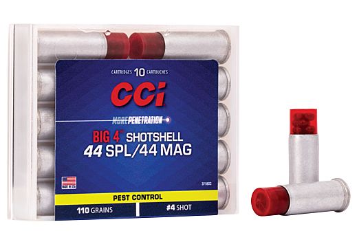 CCI 44 MAG SHOTSHELL 140GR #4 SHOT 10RD