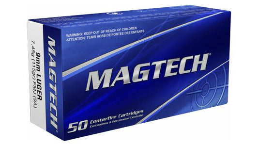 Magtech, Sport Shooting, 9MM, 115 Grain, Full Metal Jacket, 50 Round Box