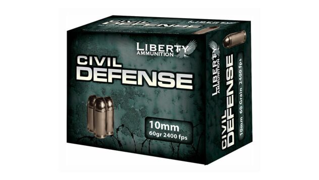 LIBERTY CIVIL DEFENSE 10MM 60GR HP 20RD