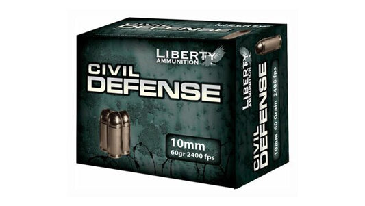 LIBERTY CIVIL DEFENSE 10MM 60GR HP 20RD