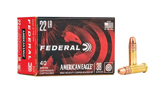 FEDERAL AE 22LR 38GR HP 1260FPS 40RD