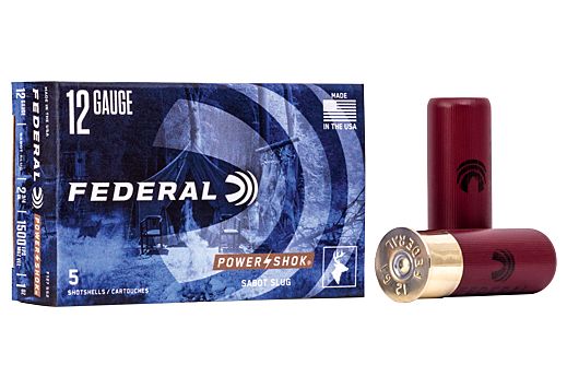 FEDERAL POWER SHOK 12GA 2.75" 1OZ SABOT 5RD