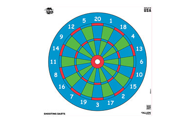 Allen Company, Plinking the Day Away EZ Aim, Paper Target, 9 Pack, 12"x12", Assorted Colors