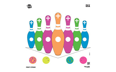 Allen Company, Triggering More Fun EZ Aim, Paper Target, 9 Pack, 12"x12", Assorted Colors