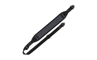Allen Company, Cascade Light Sling, Neoprene Construction, Matte Finish, Gray and Black, Includes Sling Swivels