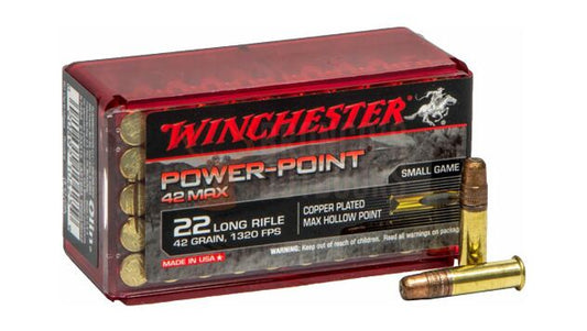 WINCHESTER POWER POINT MAX 22LR 42GR 50RD