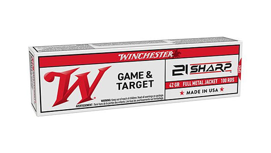 WINCHESTER USA 21 SHARP 37GR FMJ 1325 FPS 100RD