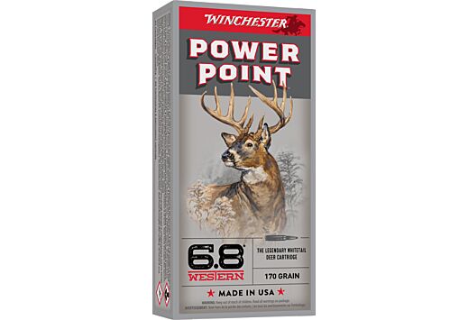 WINCHESTER SUPER-X 6.8 WESTERN 170GR POWER POINT 20RD 10BX/CS