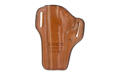 Bianchi Model #57 Remedy Open Top Leather Holster Fits 1911 Government Tan Right Hand