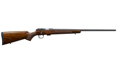 CZ 457 American .22 WMR Rifle 24.8" Blue, Walnut Stock - 5 Rounds, 24.8" Barrel, Turkish Walnut Stock, Wood, Blue/Black