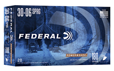 Federal PowerShok 30-06 180 Grain Soft Point 20 Round Box