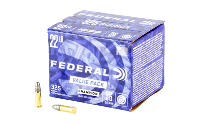 Federal Lead Hollow Point 22 Long Rifle 36 Grain 325 Round Brick