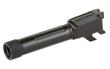 Faxon Firearms, Match Series, 1:10 Twist Barrel, 3.7", 9MM, Straight Flued, Fits Smith & Wesson M&P Shield/Shield Plus, Threaded 1/2X28, Nitride Finish, Black