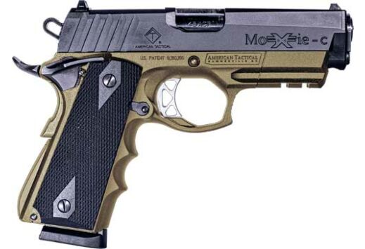 ATI HGA FXH-45 HYBRID .45ACP 4.25" FS 8RD BLACK/FDE MOXIE