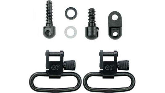 GROVTEC SWIVEL SET FOR RUGER 10/22,#3 & 44 1.25" LOOPS BLK