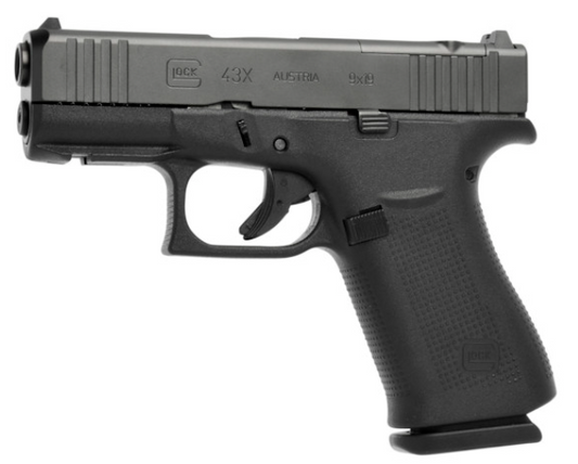 GLOCK 43X MOS 9MM PISTOL BLACK