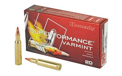 Hornady, Superformance Varmint, 222 Remington, 50 Grain, V-Max, 20 Round Box