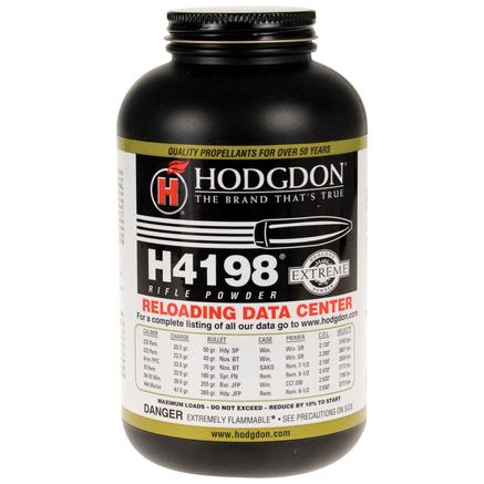 Hodgdon Extreme H4198 Rifle Powder - 1lbs