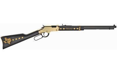 Henry Repeating Arms, Golden Boy, Texas Tribute Edition, Lever Action Rifle, 22LR, 20" Octagon Barrel, Brass Receiver, Walnut Stock, Adjustable Sights, 16 Round