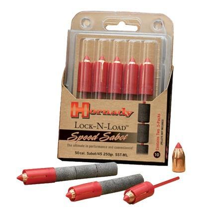 Hornady Sabot LockNLoad Speed Sabot Low Drag Bullets .50 cal Low Drag Speed Sabot with .45 cal 250 gr SST Bullet 10/ct