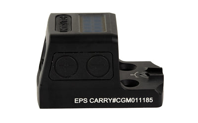 Holosun Technologies, EPS Carry MRS, Reflex Sight, Multiple Reticle, 32 MOA Circle, 2 MOA Green Dot, Aluminum Housing, Matte Finish, Black, Solar with Internal Battery