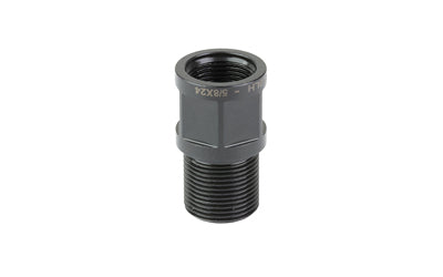 KNS Precision, Inc. AK Thread Adaptor 14X1L to 5/8X24R Nitride Finish Black