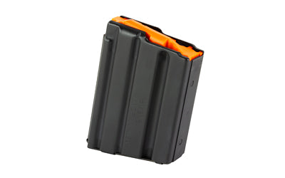 DURAMAG, Magazine, 223 Remington/556NATO, 10 Rounds, Fits AR Rifles, Stainless Steel, Orange Anti-Tilt AGF Follower, Black