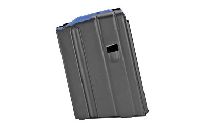 DURAMAG, Magazine, 6.5 Grendel, 10 Rounds, Fits AR Rifles, Stainless Steel, Blue Anti-Tilt AGF Follower, Black